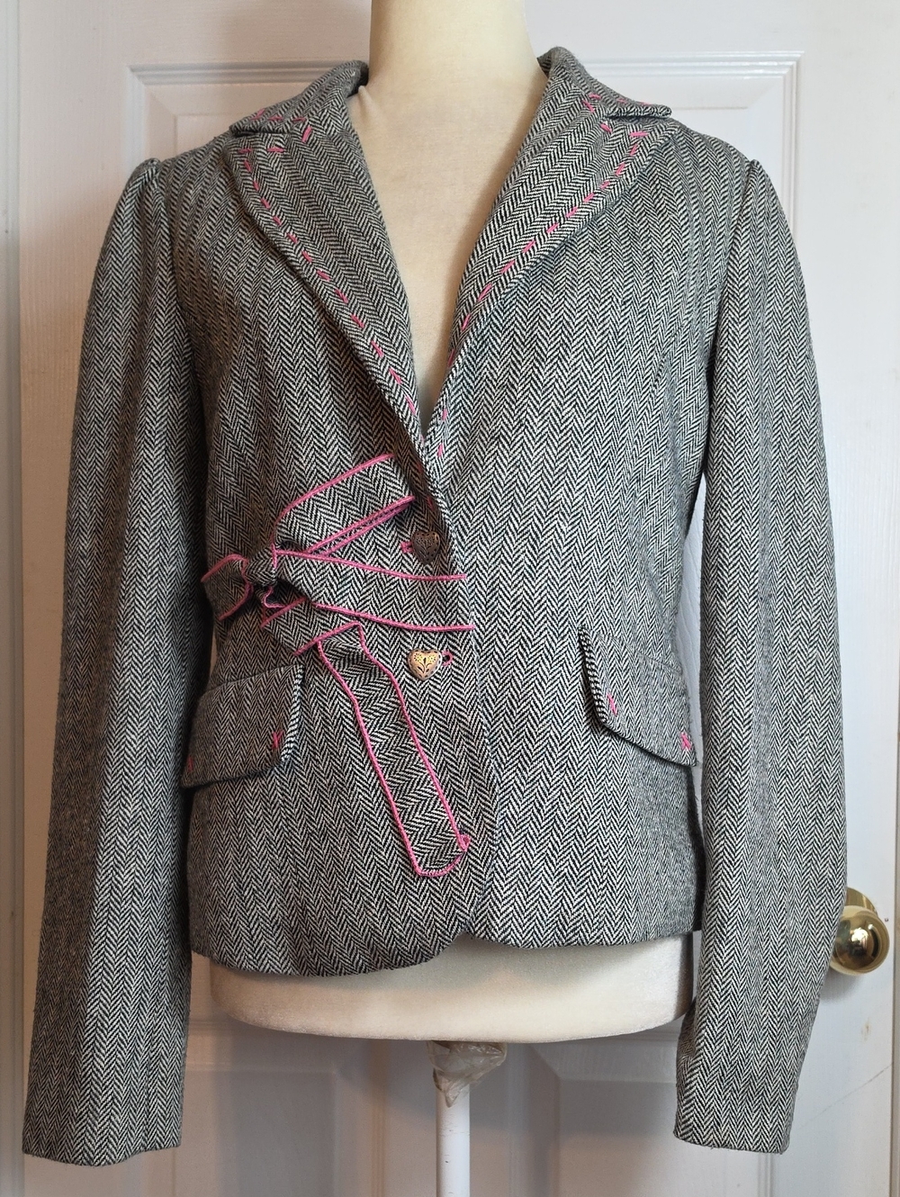 Wet Seal Houndstooth Blazer